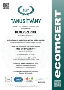 minőségtanúsítás