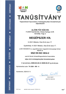 minőségtanúsítás